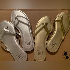 GAP Metallic Flip Flops Bundle